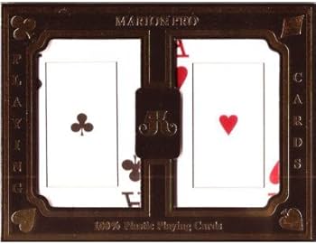 Amazon.com: Marion Pro Clover 100% Plastic Cards - Regular Index